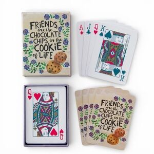 Natural Life Colorful Playing Cards Set with Inspirational Quote NWT